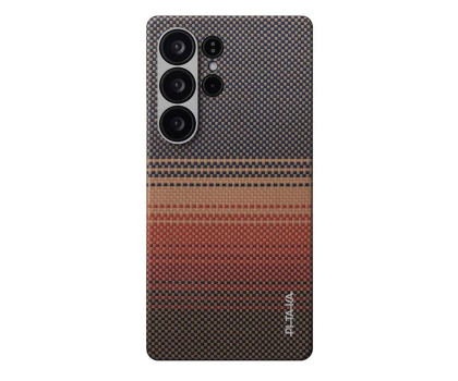 Etui / obudowa na smartfona PITAKA Tactile Woven Case Sunset Samsung Galaxy S25 Ultra